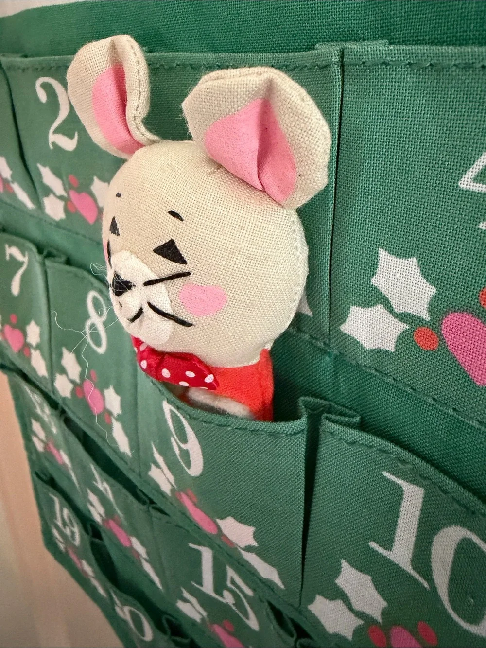 You are purchasing a Vintage Avon Countdown to Christmas Advent Calendar Wall Ha